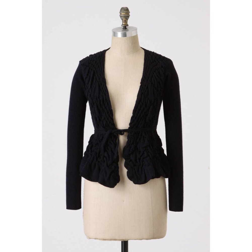 Sparrow | Navy Dimpled Cardigan S